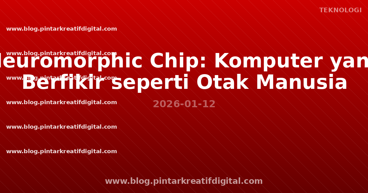Neuromorphic Chip: Komputer yang Berfikir seperti Otak Manusia