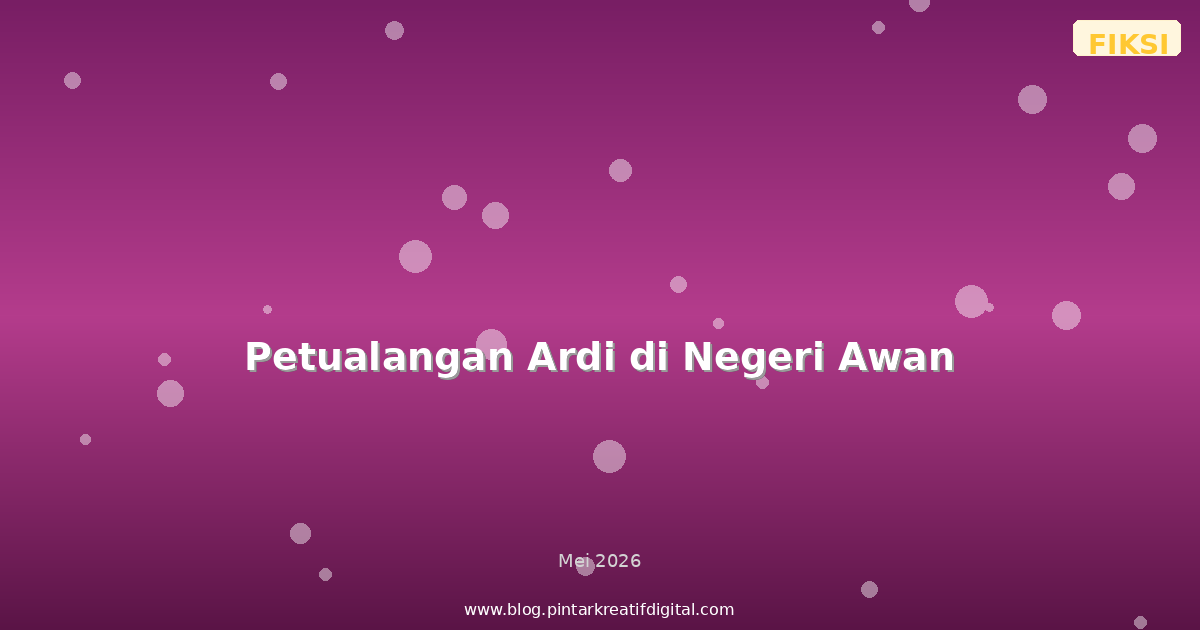 Petualangan Ardi di Negeri Awan