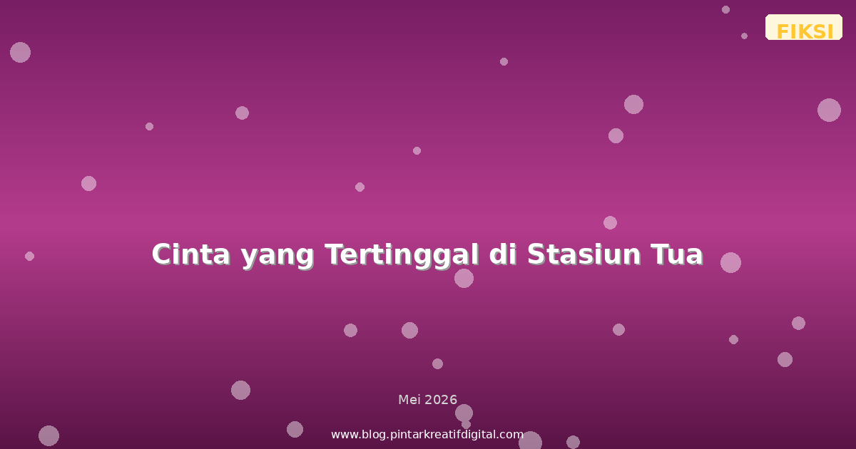 Cinta yang Tertinggal di Stasiun Tua