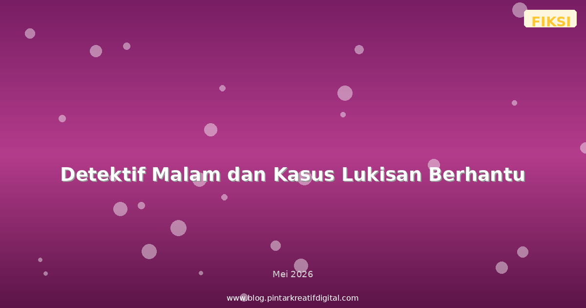 Detektif Malam dan Kasus Lukisan Berhantu