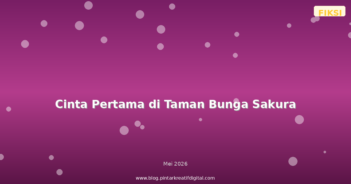 Cinta Pertama di Taman Bunga Sakura