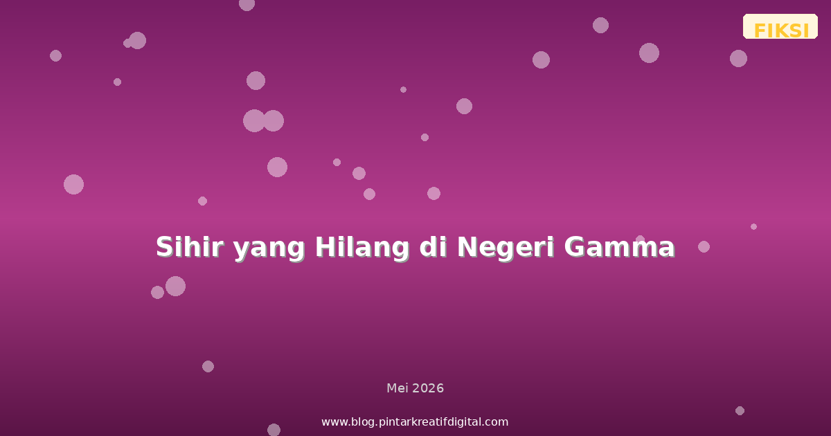 Sihir yang Hilang di Negeri Gamma