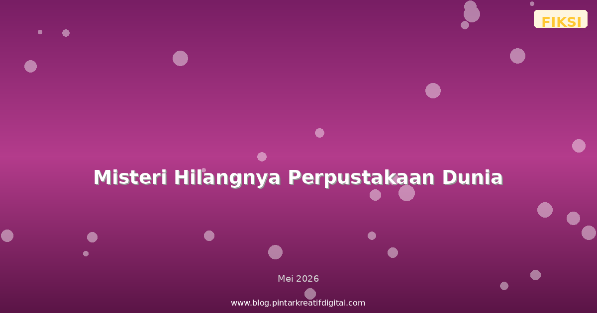 Misteri Hilangnya Perpustakaan Dunia