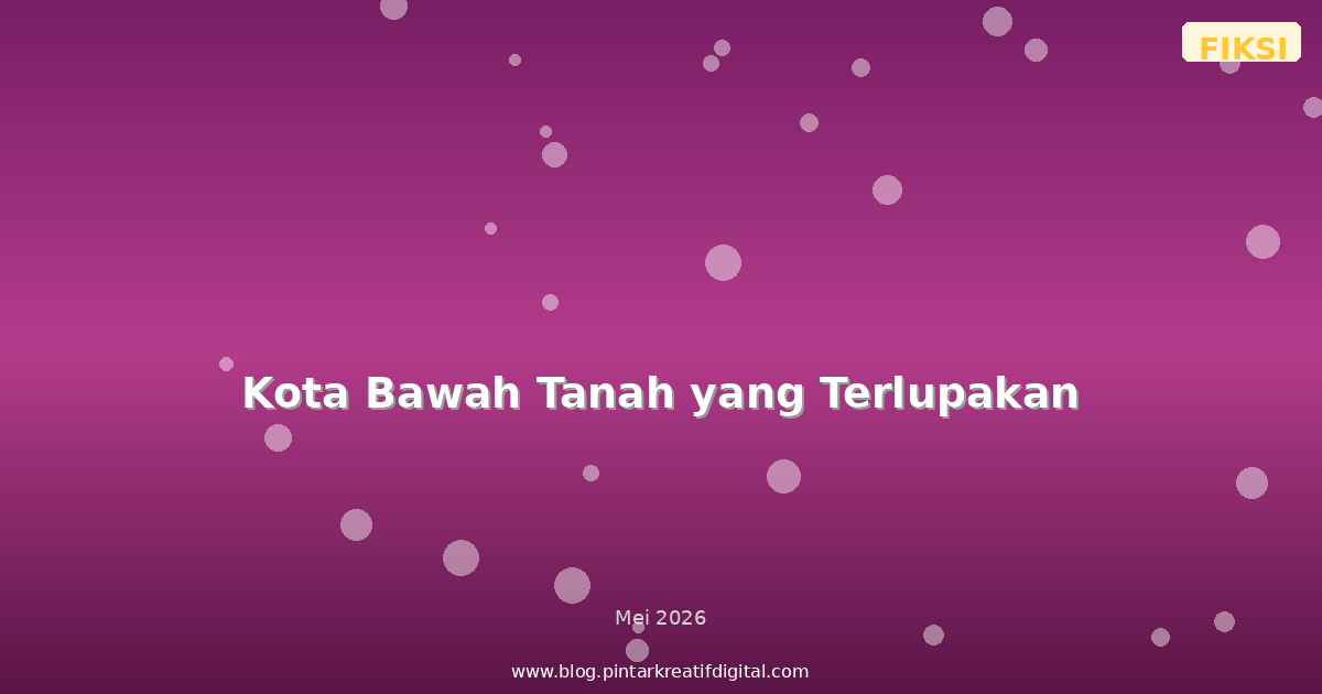 Kota Bawah Tanah yang Terlupakan