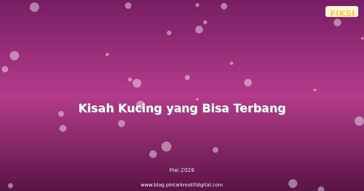 Kisah Kucing yang Bisa Terbang