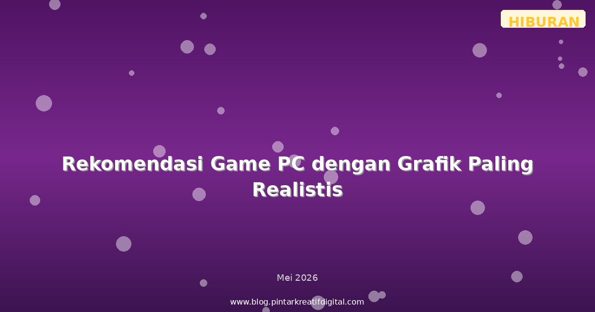 Rekomendasi Game PC dengan Grafik Paling Realistis
