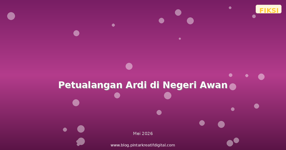Petualangan Ardi di Negeri Awan