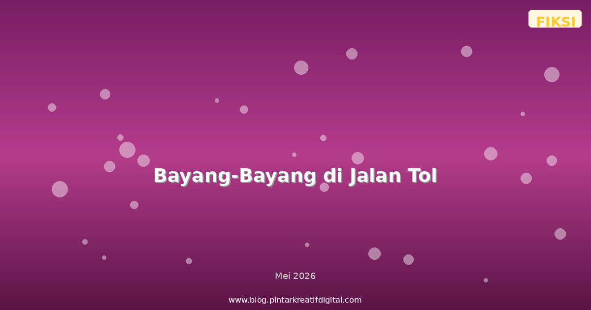 Bayang-Bayang di Jalan Tol
