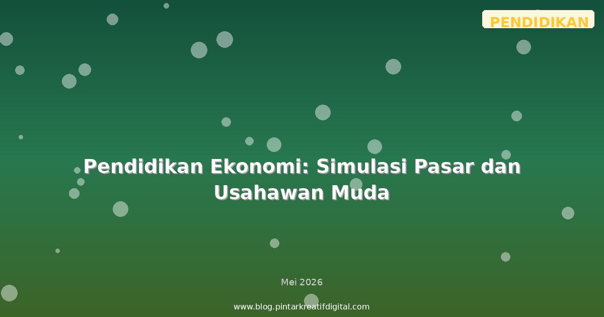 Pendidikan Ekonomi: Simulasi Pasar dan Usahawan Muda