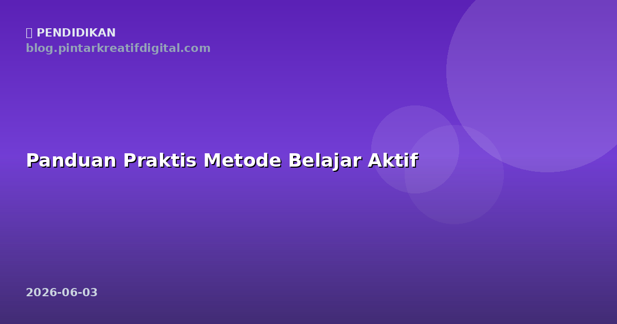 Mengapa Produktivitas Akademik Harus Dikuasai Setiap Pelajar?