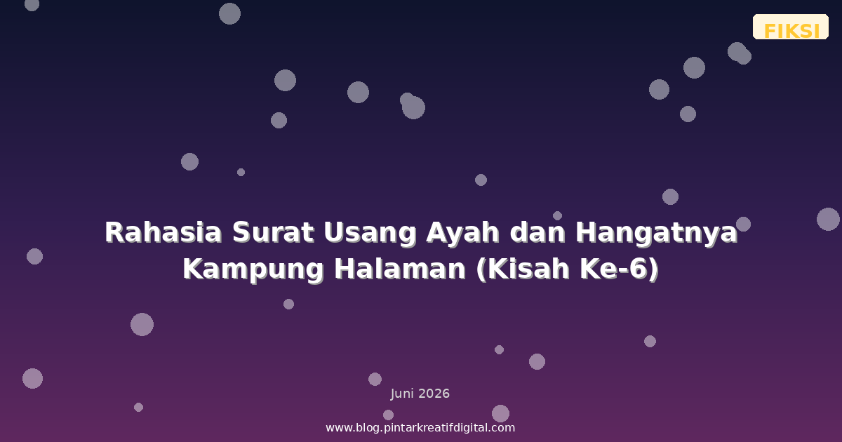 Rahasia Surat Usang Ayah dan Hangatnya Kampung Halaman (Kisah Ke-6)