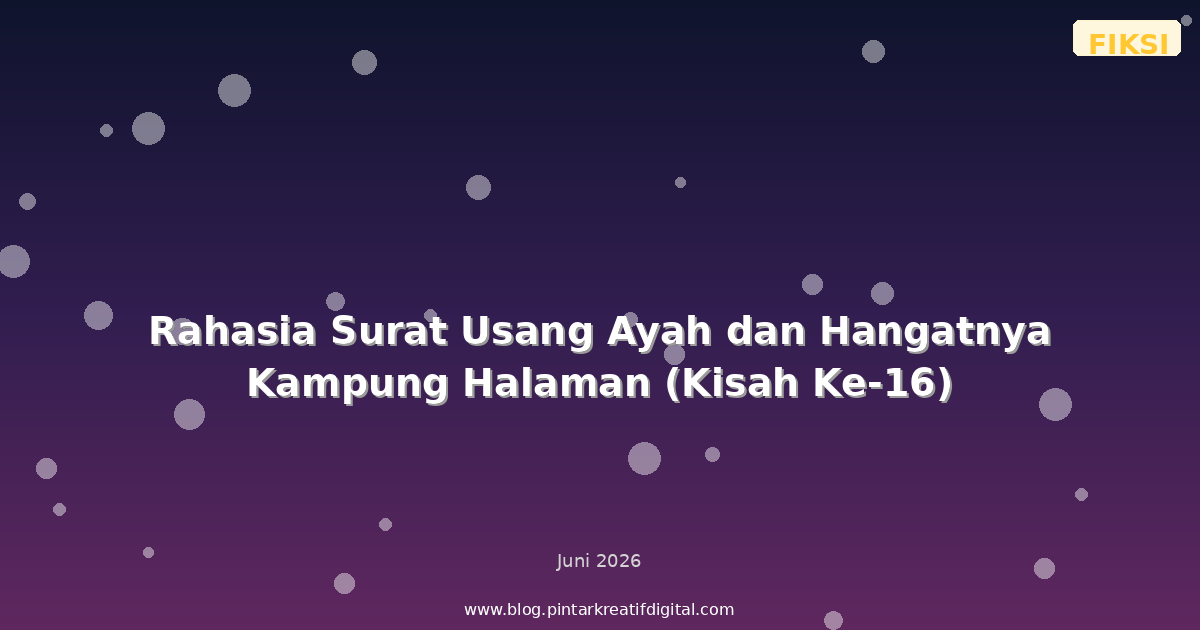 Rahasia Surat Usang Ayah dan Hangatnya Kampung Halaman (Kisah Ke-16)