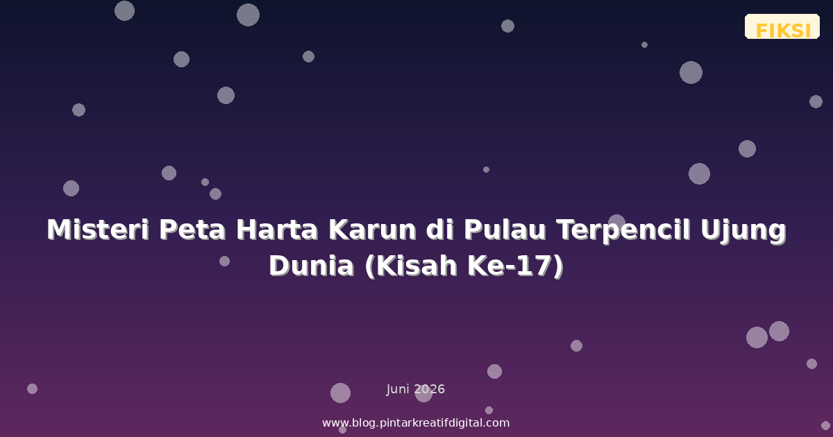 Misteri Peta Harta Karun di Pulau Terpencil Ujung Dunia (Kisah Ke-17)