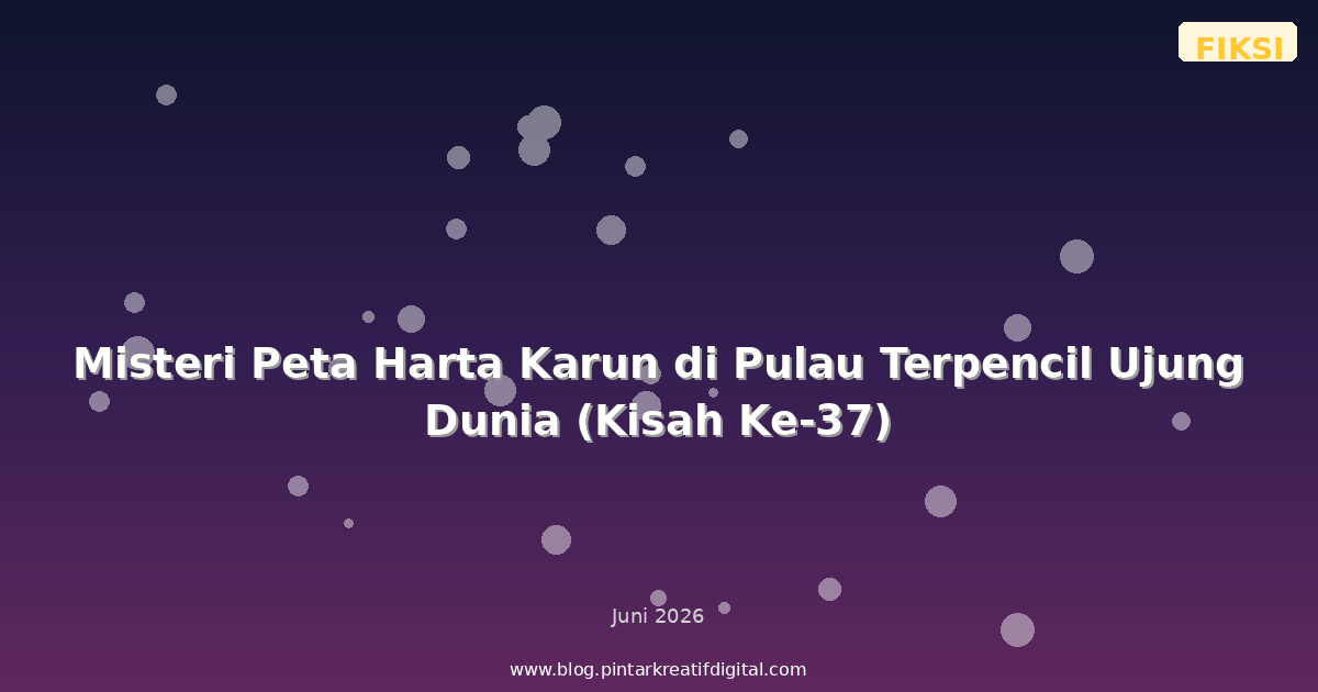 Misteri Peta Harta Karun di Pulau Terpencil Ujung Dunia (Kisah Ke-37)
