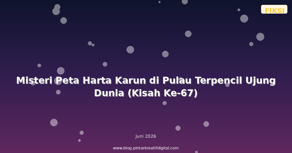 Misteri Peta Harta Karun di Pulau Terpencil Ujung Dunia (Kisah Ke-67)