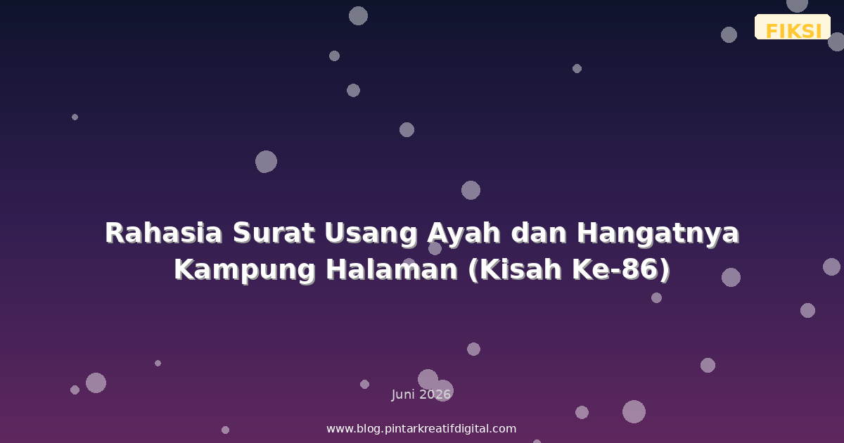 Rahasia Surat Usang Ayah dan Hangatnya Kampung Halaman (Kisah Ke-86)