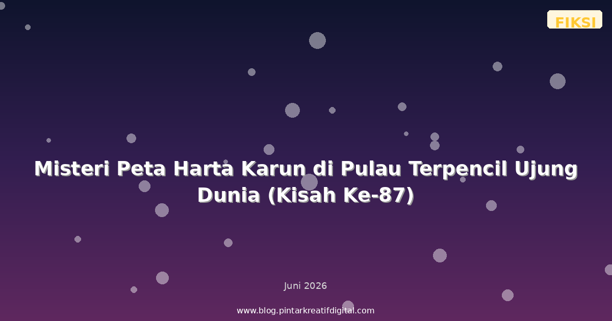 Misteri Peta Harta Karun di Pulau Terpencil Ujung Dunia (Kisah Ke-87)