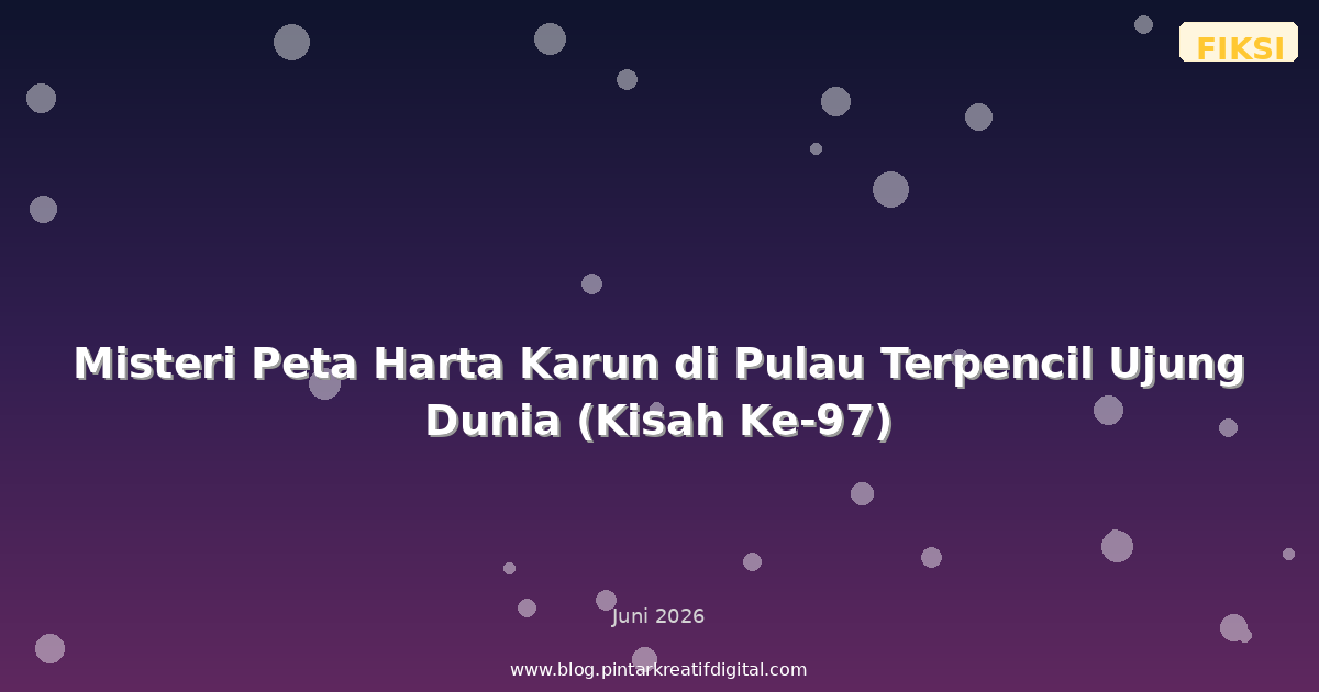 Misteri Peta Harta Karun di Pulau Terpencil Ujung Dunia (Kisah Ke-97)
