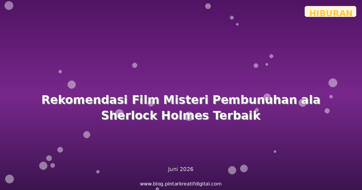 Rekomendasi Film Misteri Pembunuhan ala Sherlock Holmes Terbaik