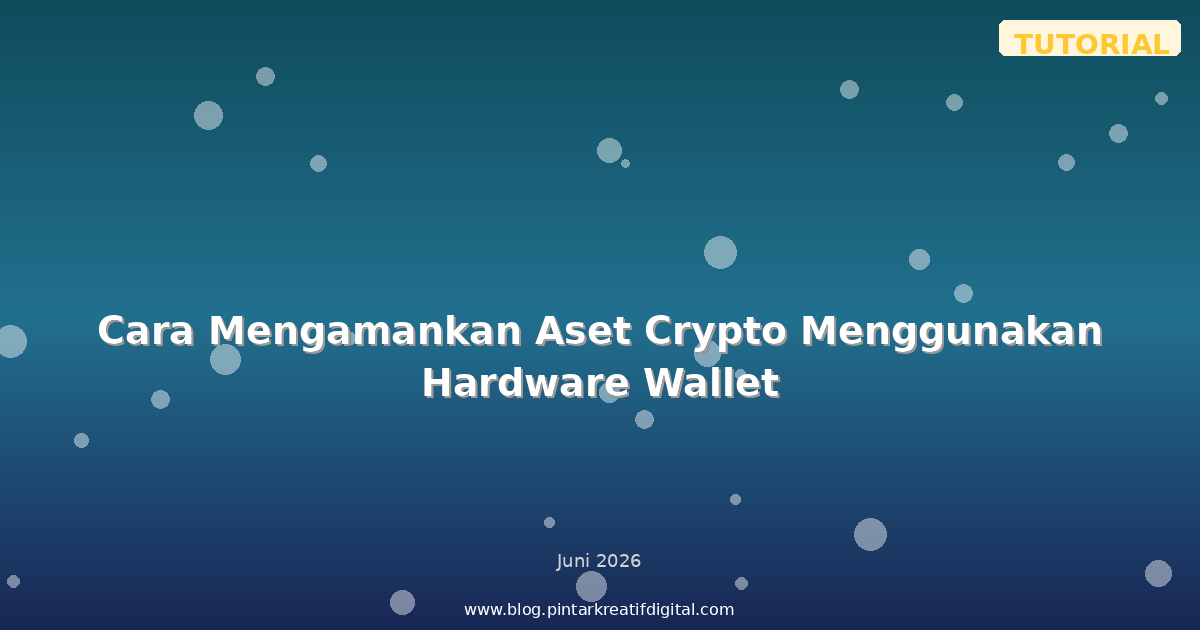Cara Mengamankan Aset Crypto Menggunakan Hardware Wallet