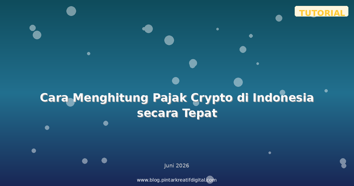 Cara Menghitung Pajak Crypto di Indonesia secara Tepat